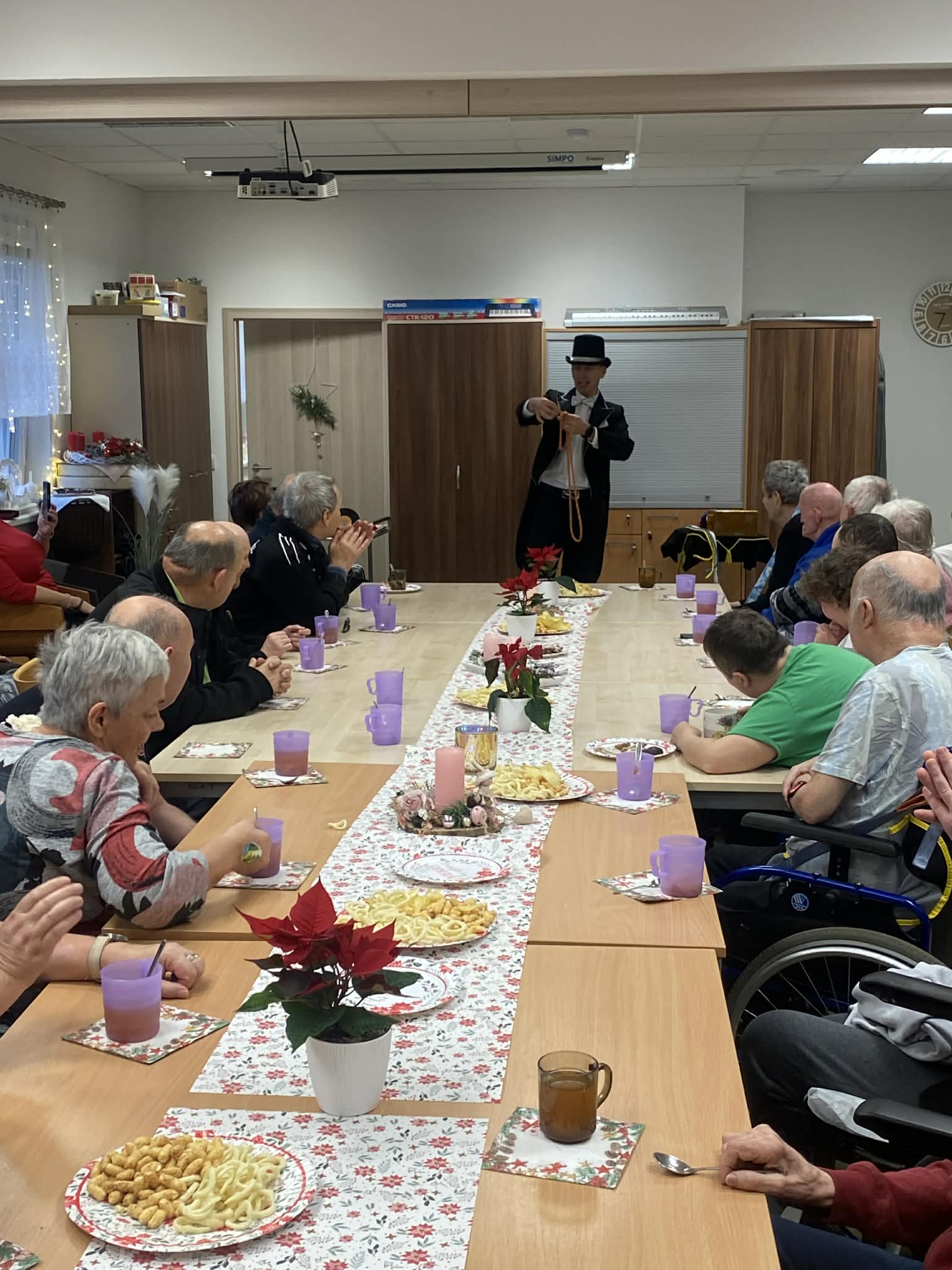 Kouzelnické vystoupení v ISÚ